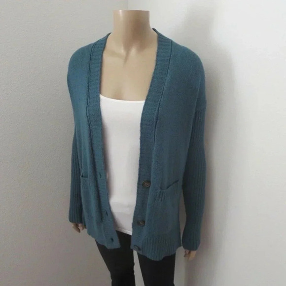 NWT Hollister Knit Cardigan Size XS Sweater Green - Picture 3 of 7